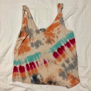 American Rag Cropped Tie Dye Tank